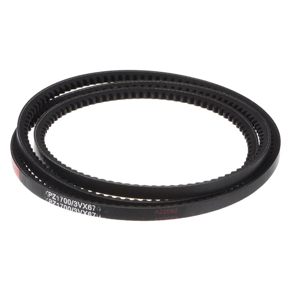 uxcell 3VX670 Rubber V-Belt Low Edge Cogged Industrial V-Belt 67"