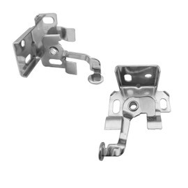 iYueMps 2set Venetian blind Brackets Standard 25mm fixing bracket Venetian blind clamp need to drill support for Aluminum PVC Venetian blind