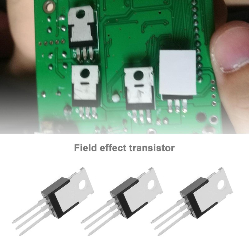 10pcs IRF4905 Transistor MOSFET TO-220 Transistor with Field Effect, Channel,