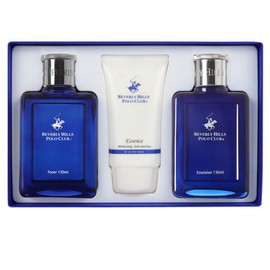 Beverly Hills Polo Club 비버리힐스폴로클럽 블루옴므 기초3종 스킨+로션+올인원에센스 1세트 남성기초화장품 남자토너에멀젼 선물추천 Beverly Hills Polo Club Blue Ommé 3-in-1 Face Skincare Set for Men (Skin+Lotion+Essence)