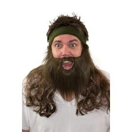 Mullet On The Go - The Abominable Mulletman Wig & Beard Combo, One Size