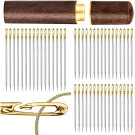 Agujas de coser autorroscantes CHAFFIT 48 pcs – 3 tamaños acero inoxidable