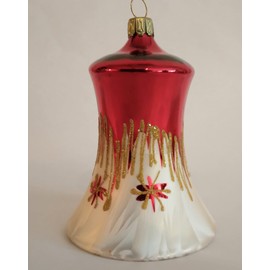 Bell with Clapper "Tradition" Hand- Blown by "Jingle Bells Lauscha"