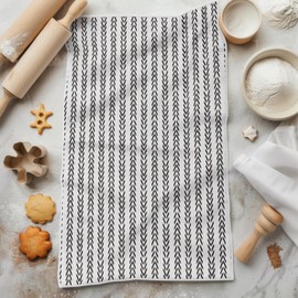 Artoid Mode Linen Breeze Full Bloomed Kitchen Towels Tea Towels, 18x30 Inch Oversize Quick Dry Microfiber Cloth Dish Towels for Kitchen Drying Set of 2