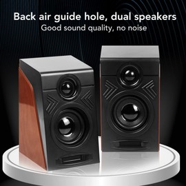 2pcs Computer Speaker, 3W Desktop Speaker with Volume Control, 3.5mm Speaker, USB Powered External Speaker Plug and Play USB Speaker for PC Laptop Projector