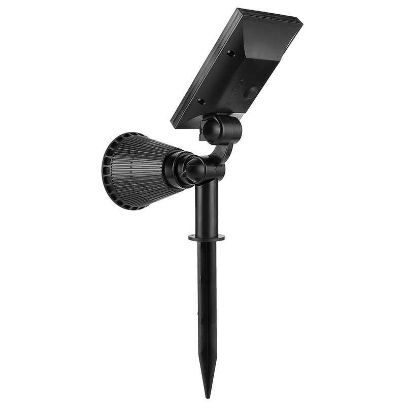 Solar Spotlight Waterproof 4LED Lawn Lights Landscape Lighting for Outdoor