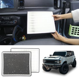 Cabin Air Filter Includes Activated Carbon Replacement for Bronco 2021 2022 Interior Accessories