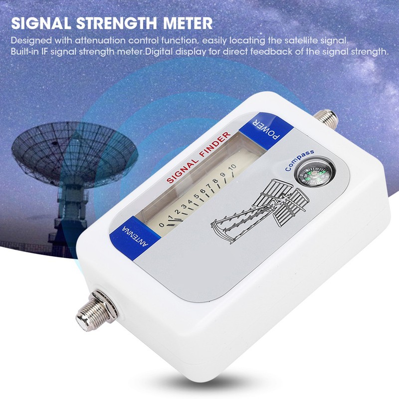 DT‑007W Sensitive Digital Satellite Finder Signal Strength Meter for TV