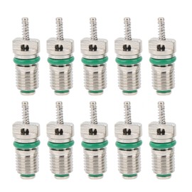 Valve Core for Air Conditioning, R1234Yf Valve, Only R134A 2 Valve Core, R134A Valve Core A/C, Other Accessories, 10 x Valve Insert Needles for Car Air Conditioning, High Pressure Resistant for R134A