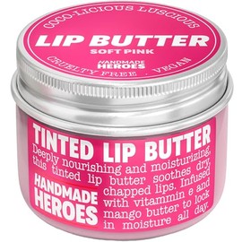 Handmade Heroes Bálsamo Labial Con Color 100 Natural, Mascarilla Labial Nocturna, Hidratante Y Acondicionador Labial Sin Derivados Del Petróleo Para  