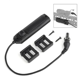 GLECTICAL Dual Remote Pressure Switch，Pressure Pad with SF Plug for M300 M600 Tactical Flashlight,with 2xPressure Switch Slot Control Base Pad Panel Retaining Clips