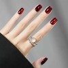 Red False Nails - 32PCS Short False Nails - Square
