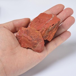 Flame Jasper Crystal 2 PCS Premium Gem Stones and Crystals (1.18-1.97") Natural Raw Stones for Meditation, Chakra Balancing, Reiki & Spiritual Gifts