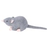 Plush Mouse Toy Funny High Simulation Gray Stuffed Mouse Animal