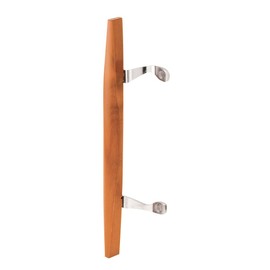 Prime-Line C 1069 Wooden Pull with Chrome Plated Brackets (Single Pack)