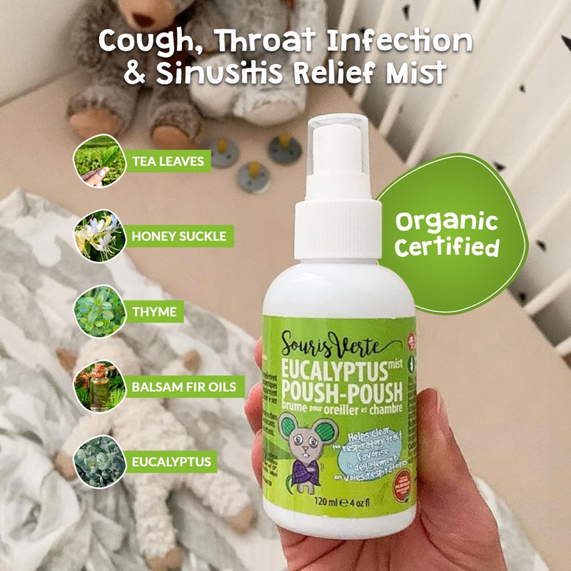 Souris Verte Eucalyptus Mist – for Pillow and Bedding –