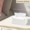Wipes Holder, Wipes Container Refillable, Acrylic Dispenser Box for Disposable