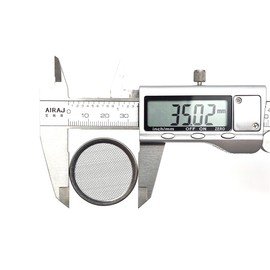 TAMSOI 304 Stainless Steel Wire Mesh Filter Disc Flat Round Shape Woven Wire Mesh Screen Strainer Various Size (35mm(40 Mesh) 3pcs), Silver