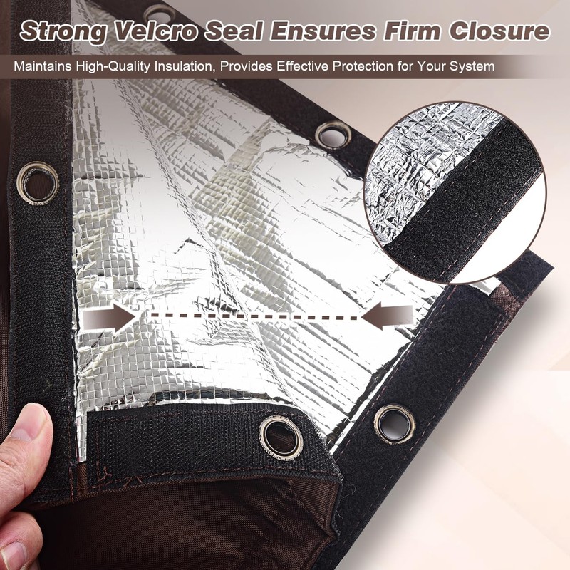 Backflow Preventer Insulation Cover - Winter Freeze Protection for Outdoor