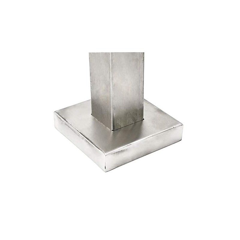 Stainless Steel 316 Grade Small Square Base Cover for 1-1/2"