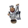 Chubby Female Chef Corkscrew Bottle Opener and Stand