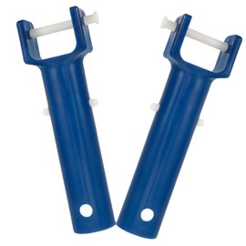 KONTONTY 2Pcs Pool Vacuum Handle Replacement with Type Grip Suction Head for Efficient Pool Floor Cleaning Quick Installation for Debris Removal Compatible with Various Brands