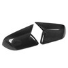 1 Pair Carbon Fiber Mirror Covers Ox Horn Style Car
