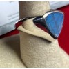 Natural Creations mens sterling silver ring Size 8 Labradorite