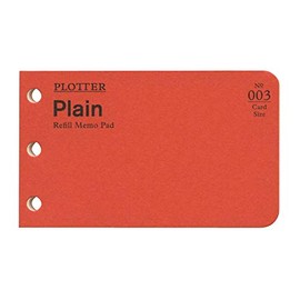 77716674 Card Size Plotter Refill Memo Pad, Plain, 40 Sheets