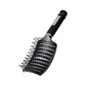 Curved Rib Hair Comb for Volume and Scalp Massage Rib Comb White 3ea