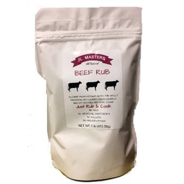 JL Masters Beef Rub-1 pound package