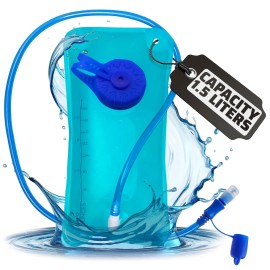 Lagarto Leak Proof  Water Bladder for Hiking Backpack 1.5 Liter Hydration Bag