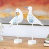 Deco 79 Polystone Bird Decorative Sculpture Home Decor Statues, Set