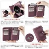 F.ZH Women's Bi-Fold Wallet, Short Wallet, Genuine Leather, Coin Pocket,