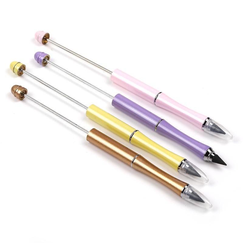 【P3】Qty 5 Diy beaded pencil no sharpening no ink writing