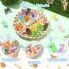 UR URLIFEHALL 90 Pcs 9 Colours Luminous Resin Dog Miniatures