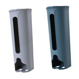 KONTONTY 2pcs Plastic Bag Storage Box Trash Bag Holder Plastic Shopping Bags Wall Organizer Sink Wall Mount Bag Toilet Paper Holder Wall-Mounted Storage Boxes Miss Automatic Storage Rack