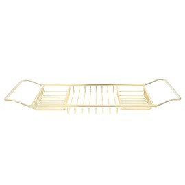 Wire Bathtub Tray:Stainless Steel Over Bath Tub Racks Shower Organizer Shampoo Soap Razors Book Bath