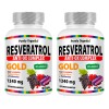 Combo 2 Resveratrol Purely Organics | Anti-Ox Complex Gold |