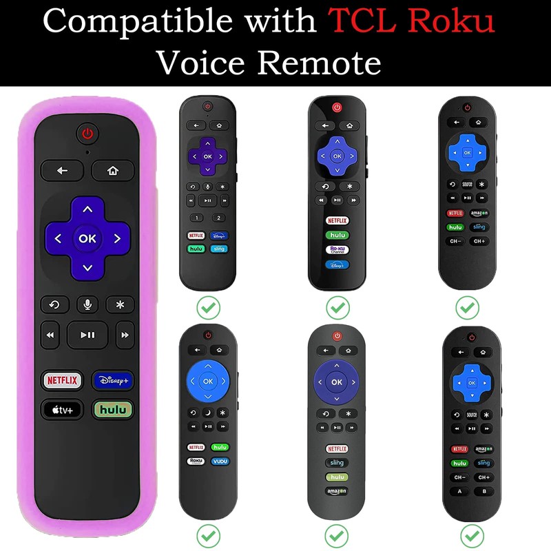Silicone Protective Controller Sleeve for Roku | TCL Hisense Roku