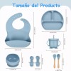 Lostrain Set De Alimentación Para Bebé Plato Bebé Vajilla De