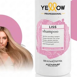 Shampoo Liss Yellow Anti-frizz Liso Perfecto 500ml Sin Sales