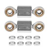 KAMIYONG 2pcs Sway Bar End Links Heim Joint Set 8cm