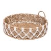 Atmosphera Palm Tray, Macrame, Beige