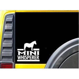 Mini Horse Whisperer Sticker J919 6 inch miniature Horse decal