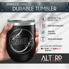 Alterd Industries I Survived My Daughter's Wedding - Wine Tumbler, parent wedding thank you gifts, Father of The Bride, Mother of the Bride, mother of the groom gifts (Black)