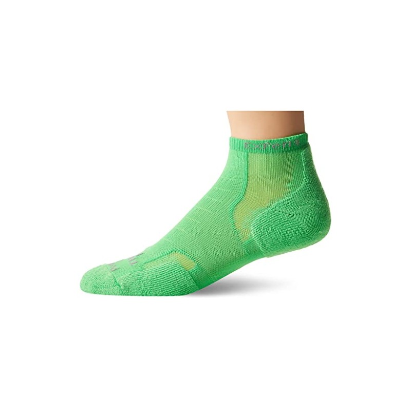 Thorlos Experia Women's XCCU Running Socks, Electric Green, Medium
