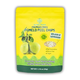 Pack of 1 NOKKI FARM Premium Dried Pomelo Peel | Crunchy | Slightly sweet and tangy | 50g