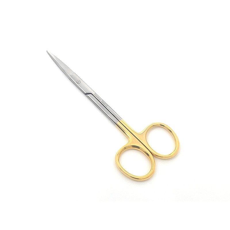 Stainless Steel Iris Dissecting Scissors 4.5", Straight, Fine Point Made