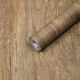 Wood Grain Peel and Stick Floor Tiles (DU603, 118"*11.8")